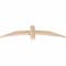 Ekena Millwork Bellingham Smooth Timber Gable Bracket, Douglas Fir, 48"W x 12"H x 1 1/2"D x 3 1/2"F, 6/12 Pitch GBW048X12X0204BEL00SDF - alternate 2